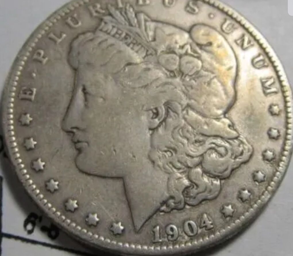 1904 S Morgan Silver Dollar 