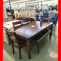 💥 6pcs Dining Table Set