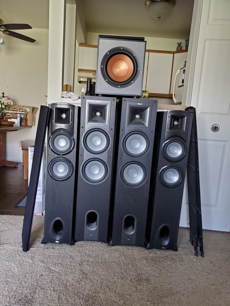 Klipsch Synergy F 20 Klipsch Icon KF 28 & Klipsch R100 SW subwoofer