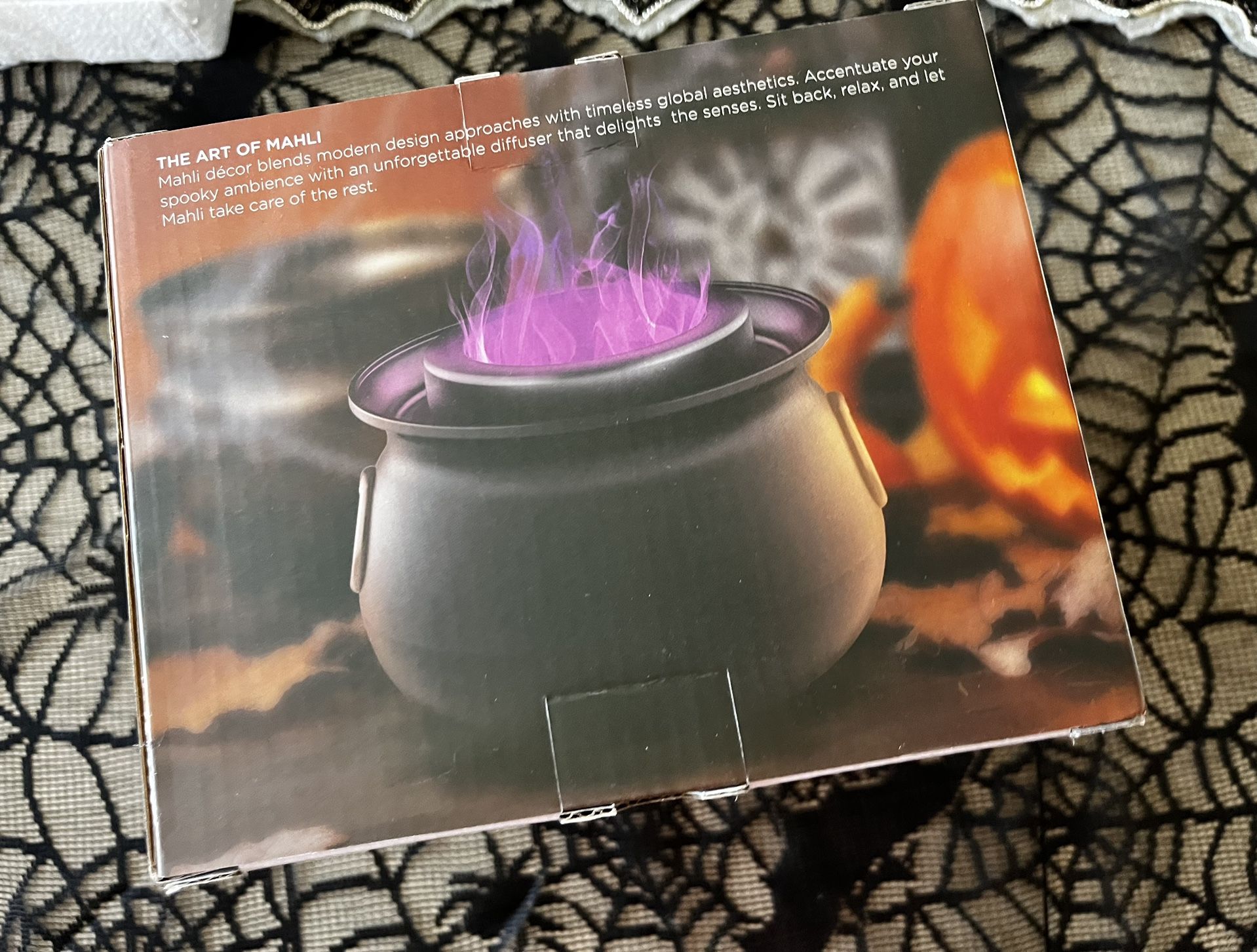 NEW mahli cauldron diffuser-purple flame