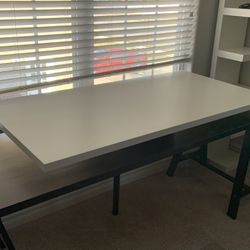IKEA LINNMON White Desk Tabletop 59”x29.5”x1.5”
