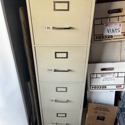 Premier metal tall filing cabinet beige