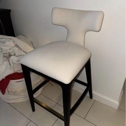 RH Ligne Upholstered Fabric Counter Stool 