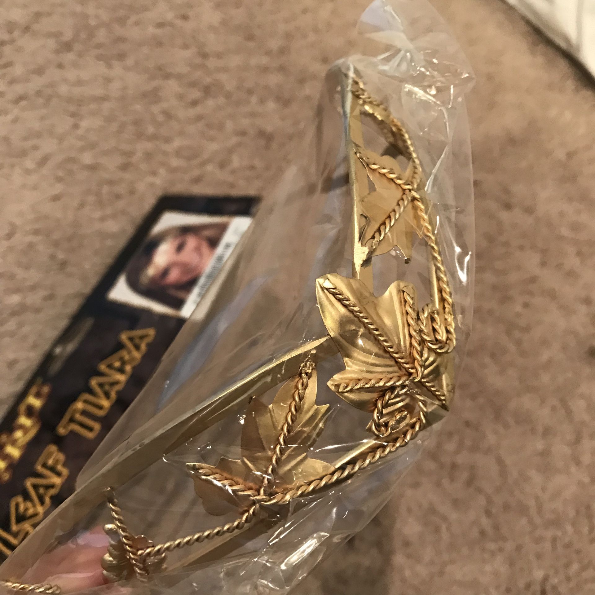 Gold Leaf Tiara