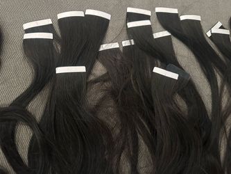 Dark Brown Tape-In Hair Extensions
