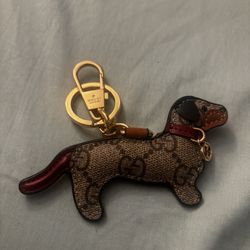 Gucci Dog Keychain