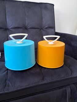 Pair of 1960’s Disk-Go-Case 45 holders