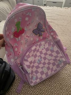 Cherry mochila lavada por fuera