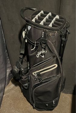 Callaway Fusion 14-Way Golf Stand Bag – Black/Gray – Dual Strap