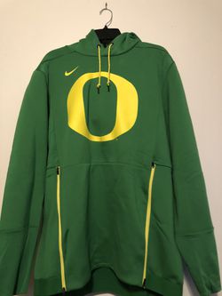 Oregon Ducks Nike Dri Fit Sweatshirt Hoodie Size L