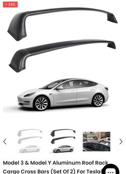 Tesla 3 aluminum roof racks