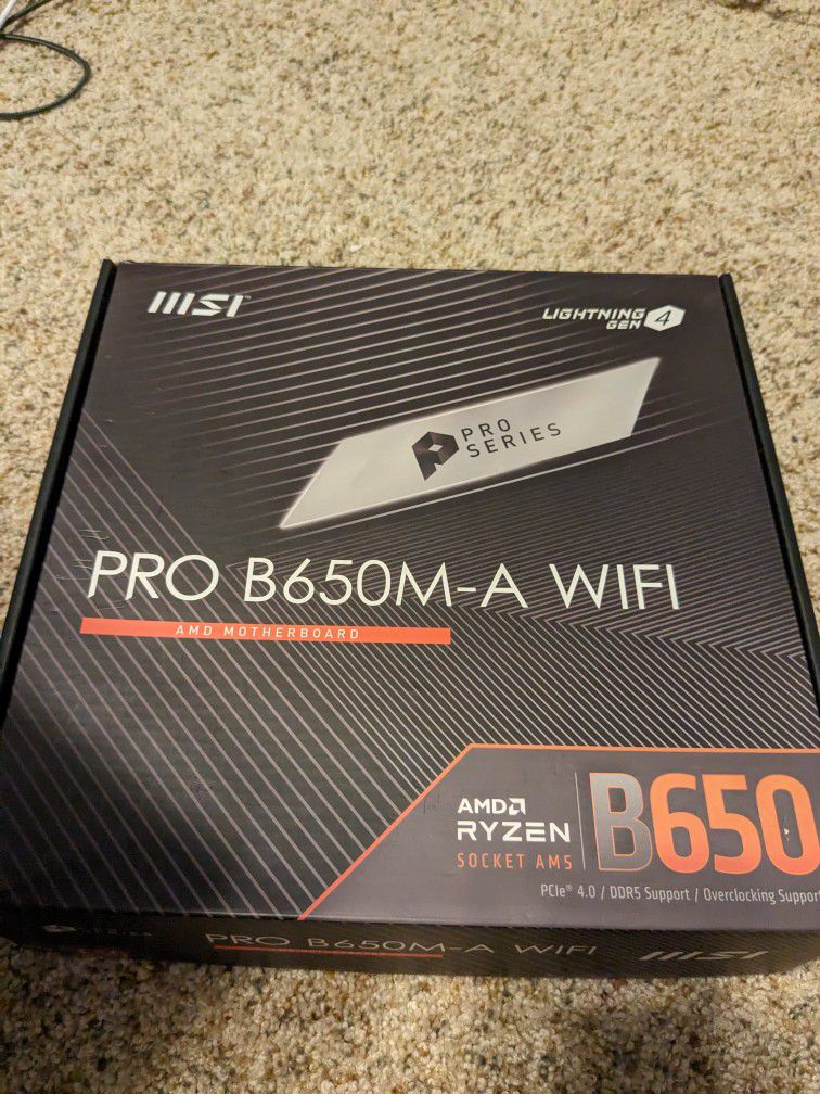 MSI PRO B650M-A Wifi Motherboard