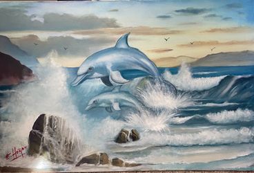 Dolphin painting!