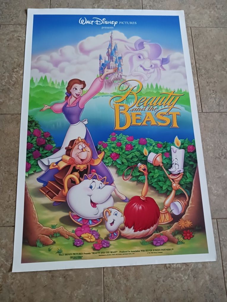 Beauty And The Beast - Movie Poster - 27 X 40 Inches - Original - Numbered