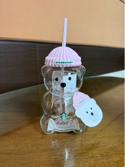 Starbucks Baby Pink Bearista Cold Cup (20oz)