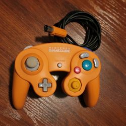 Nintendo GameCube Japanese Spice Orange Controller