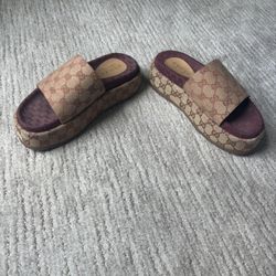 Gucci Platform Slides