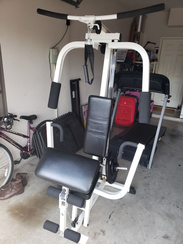 5-n-1 Home Gym System w/Weights