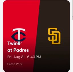 Twins vs Padres | Fri Aug 21 - Sun Aug 23