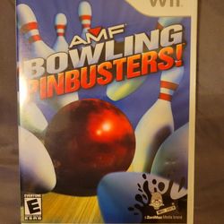 Wii AMF Bowling Busters Complete With Manual 