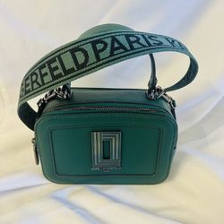 Karl Lagerfeld Dual Zip Crossbody Bag