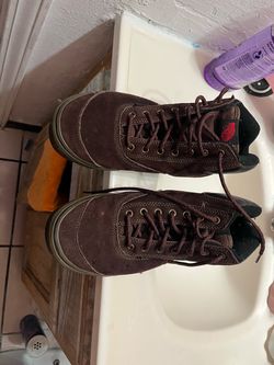 Danner Brown Suede Lace-Up Boots3