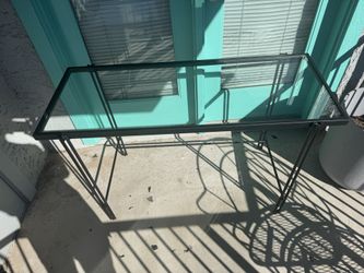 Glass Top Desk