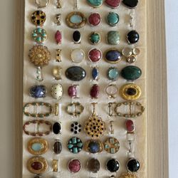 Sterling silver 925 rings, 