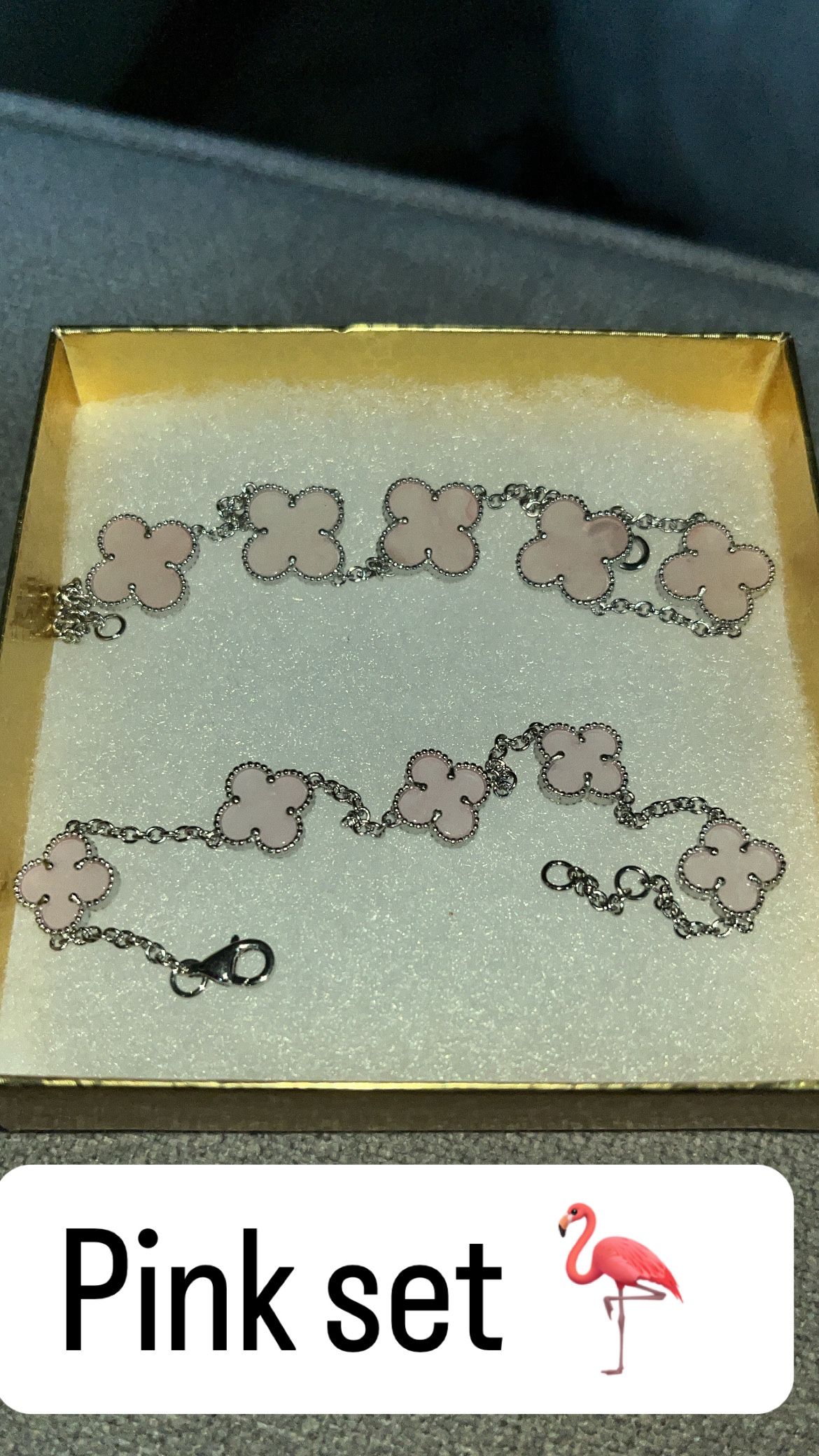 Pink 925 Silver Bracelet