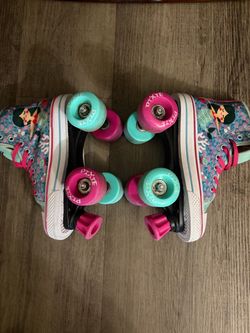 Pixie Girls Roller Skates Mermaid Print