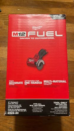 Milwaukee M12  Fuel 3” cut off tool saw