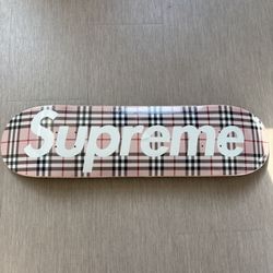 Supreme x Burberry Skateboard