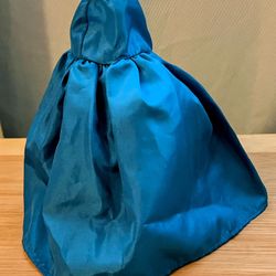 Vintage 1983 Barbie Doll Spectacular Fashions 9143 LONG BLUE dress