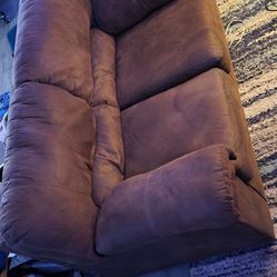 Brown Cloth Couch