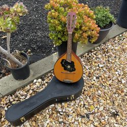 Vintage Mandolin.  Wooden 