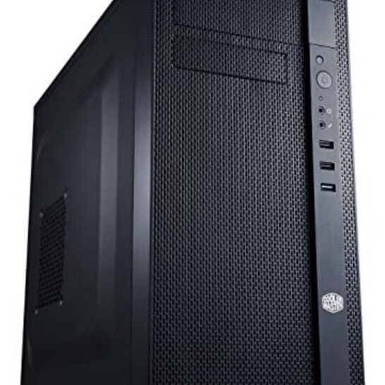 UnopbbCooler Master N200 Mid tower Computer Case (Black)