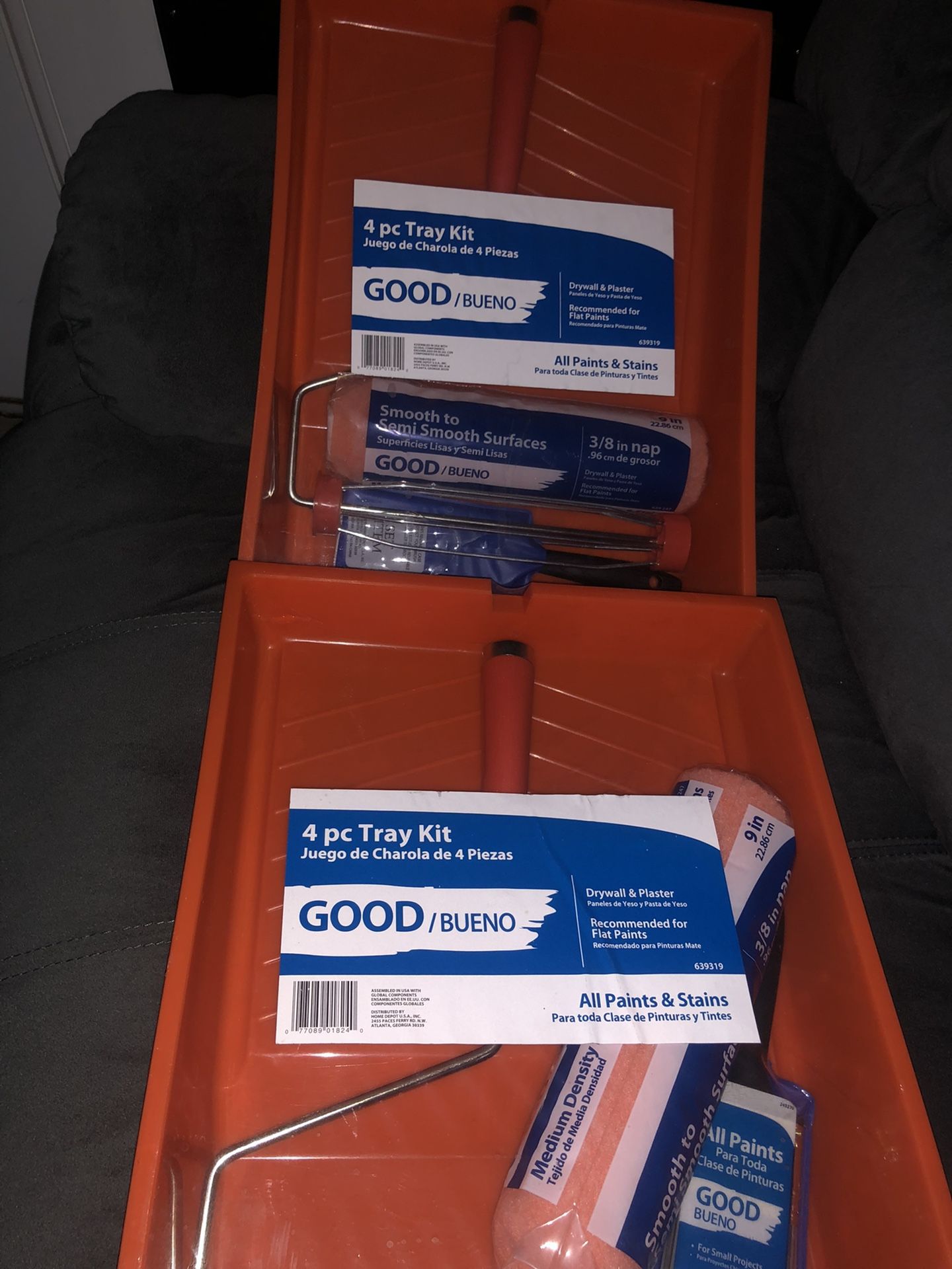 4pc Tray Kit. All Paints And Stains (2 Of Them)