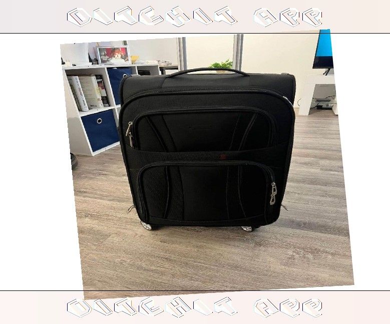 Journey Ready Suitcases Explore with Quality Gear chair but