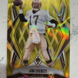 2025 Panini Phoenix - Jim Everett #141 Yellow Lava /125 New Orleans Saints