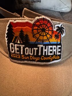 Tan visor  Fair logo.