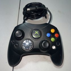 Microsoft Original Xbox Controller - Black - Missing Adapter
