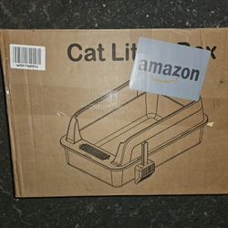 Stainless Steel High Wall XL Kitty Litter Box New