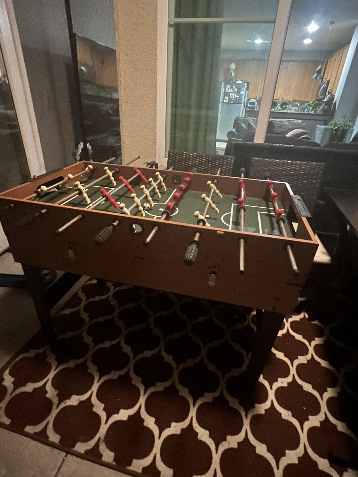 Best Choice Products 2x4ft 10-in-1 Combo Game Table Set w/ Hockey, Shuffleboard - Walnut