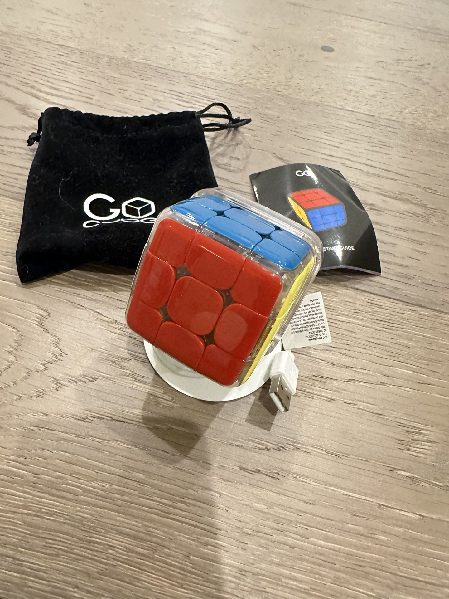 GoCube Edge Full Pack - The Connected Electronic Bluetooth Cube - 3x3 Stickerless Magnetic Speed Cube 