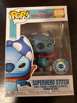 Funko Pop Superhero Stitch #506 Pop In A Box Exclusive