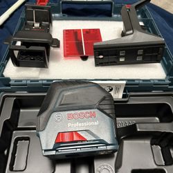 Bosch self leveling cross line laser
