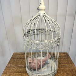 Faux Bird Cage/Letter Holder 