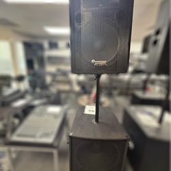 🔊 PA Speaker System (Sub + Full-Range Top) – $300 🔥