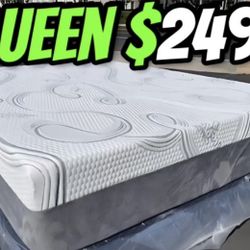 Queen Organic Hybrid Cool Gel Memory Foamm Matres!!