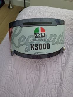 Agv x3000 visor motorcycle helmet